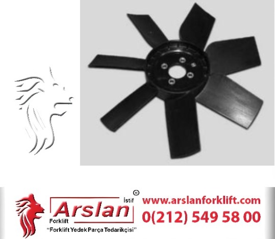 LİNDE 3301050101 RADYATÖR FAN PERVANESİ-FAN RADIATOR(Forklift Yedek Parça)